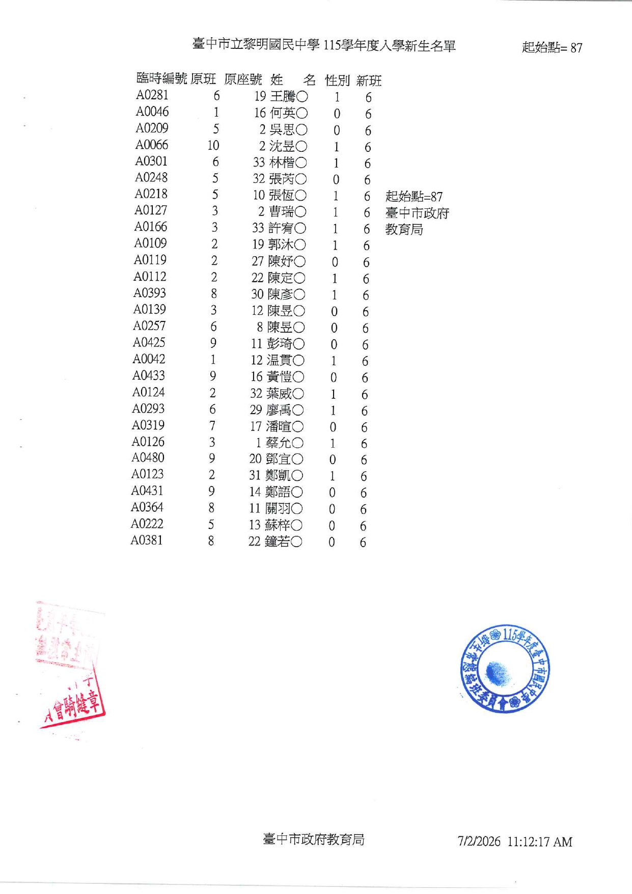 115常態編班完成名冊7