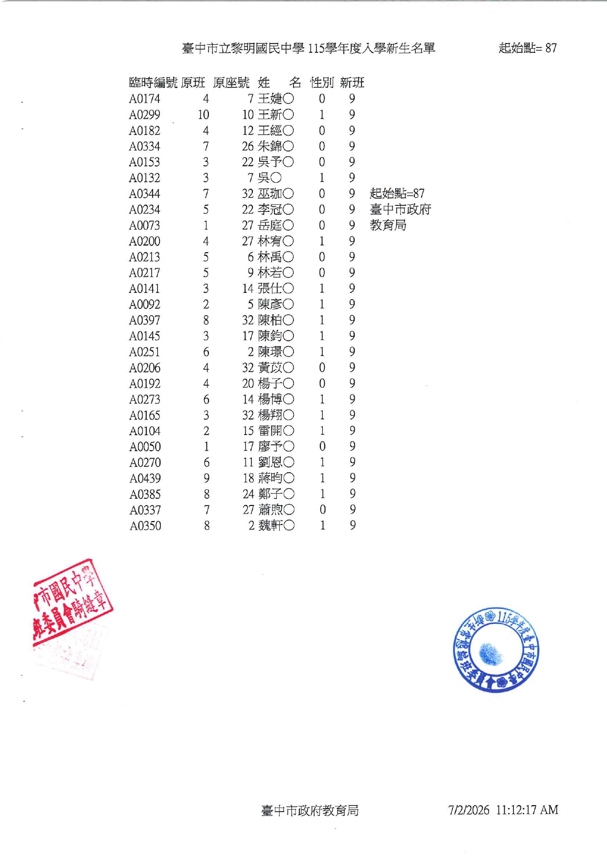 115常態編班完成名冊10