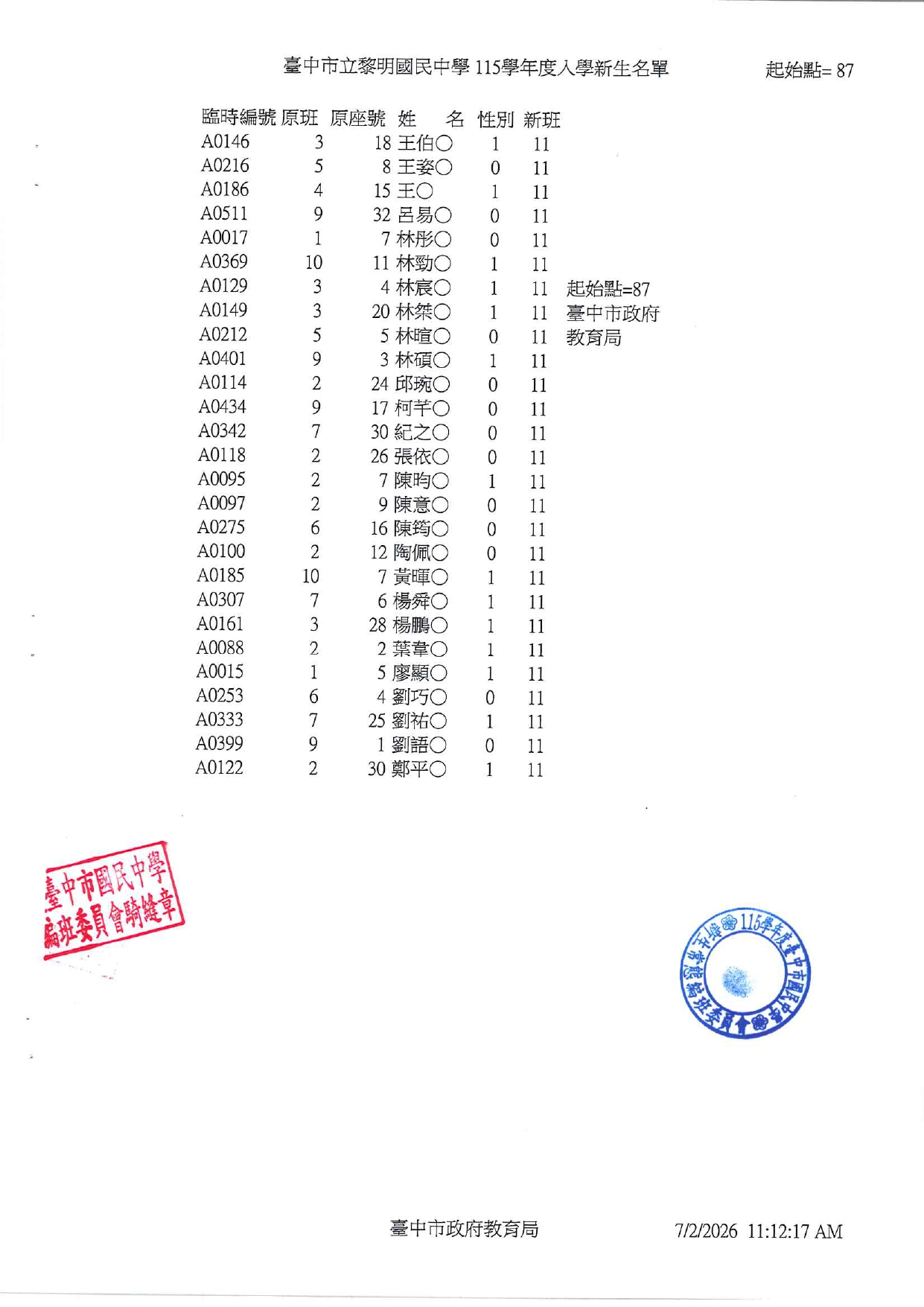 115常態編班完成名冊12