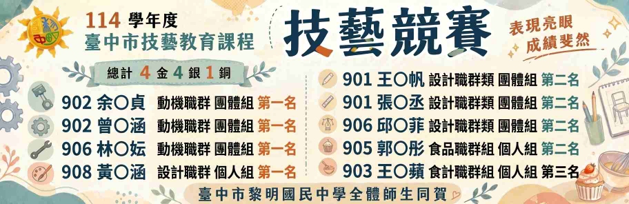 114技藝班金榜