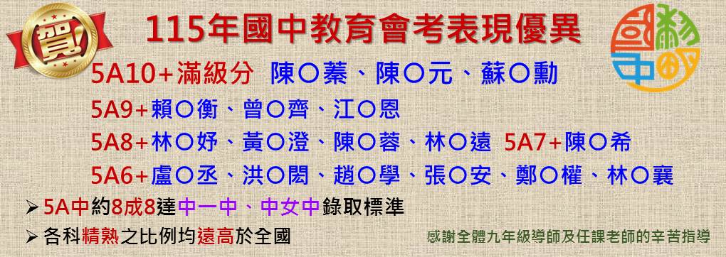 115會考金榜